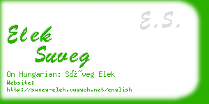 elek suveg business card